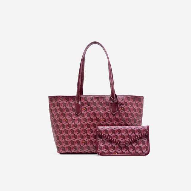 Christy Ng Russo Medium Tote in Burgundy